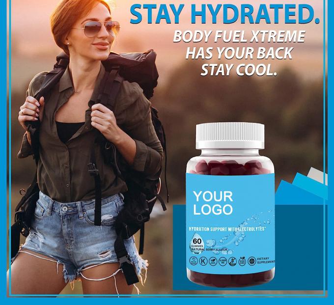 オム 水分化 エレクトロリート 糖果 天然 ベリー 味 エレクトロリート 健康 サポート ベーガン グルテン 無 GMO ハラル プクチン 3