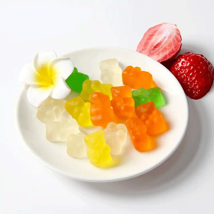 プライベート・レーベル ベーガン・キッズ ダ・ガミー・キャンディー 補給食品 脳支援 インテリジェンス 強化剤 魚油 オメガ3ガミー