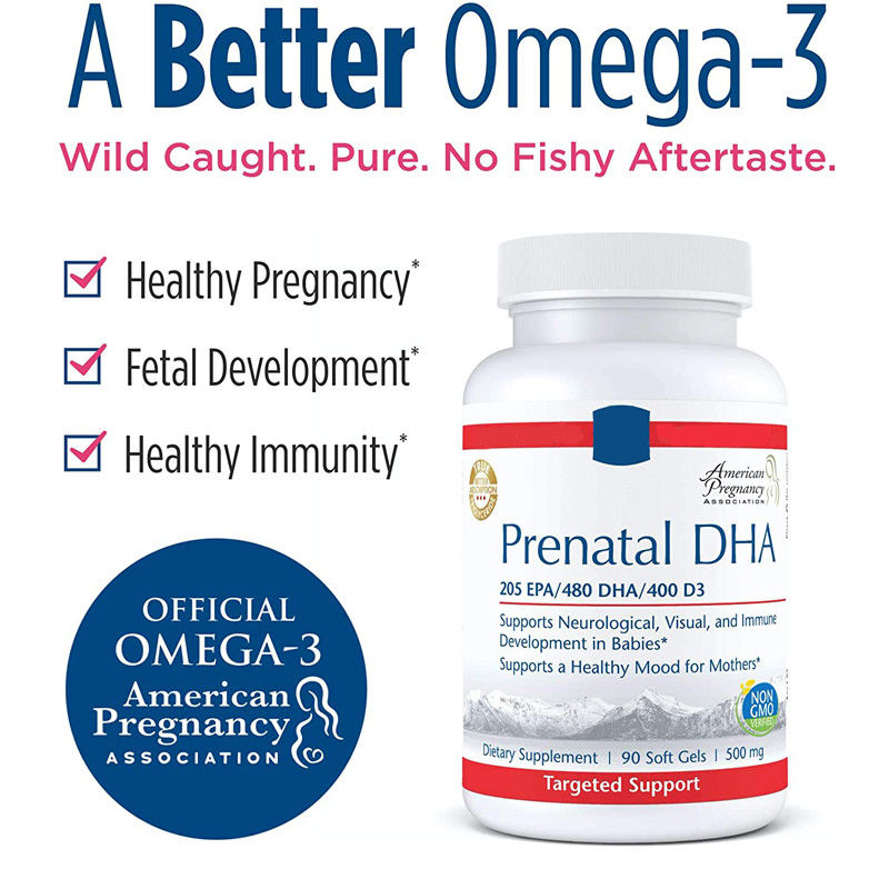 Oem妊娠サプリメントDha/epa オメガ3ソフトジェル 妊娠中に赤ちゃんの脳の発達を支援する